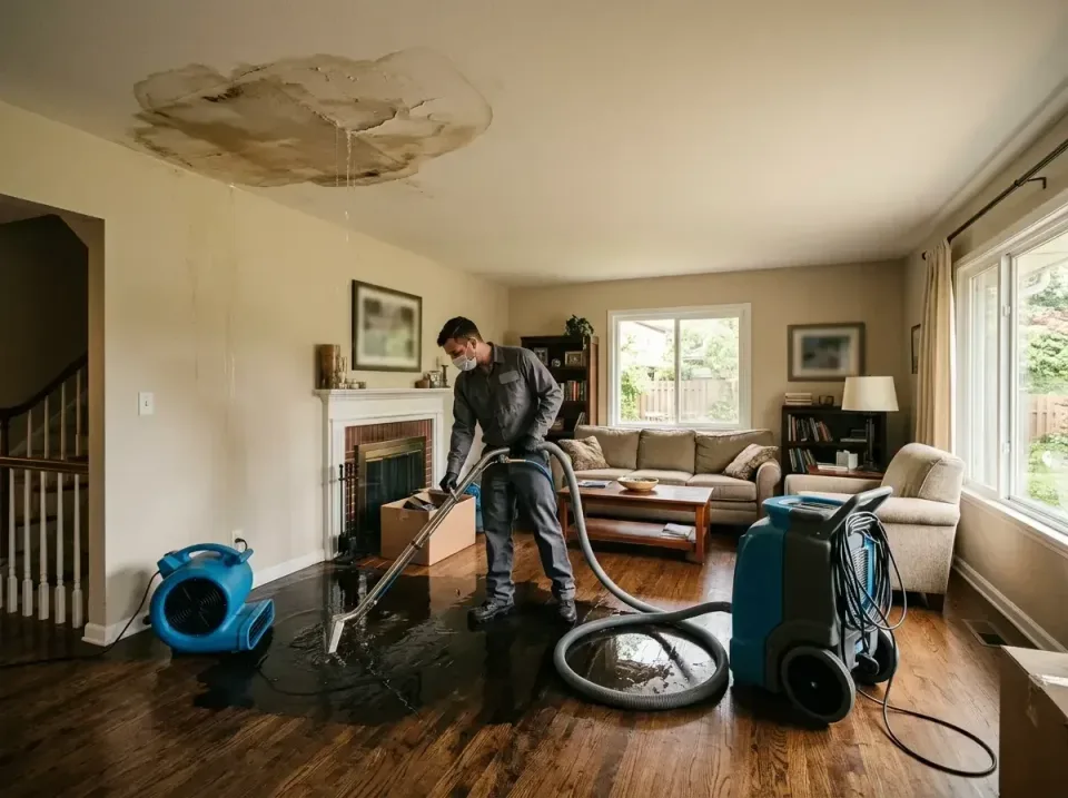 attic-pipe-burst-ceiling-drip-008 — frequently asked questions, Water Damage Restoration & Carpet Care in Old Town, ME